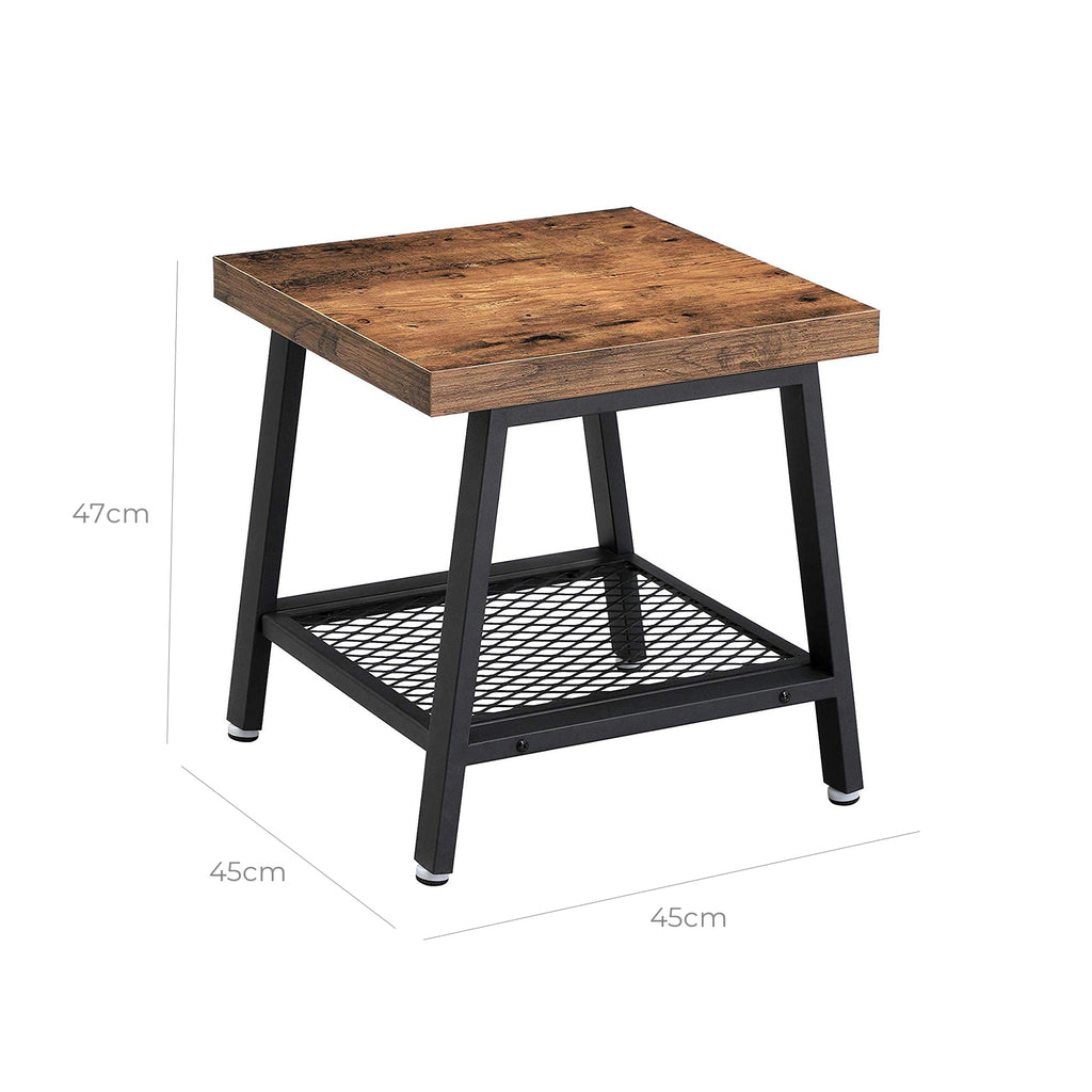 Kleiner Beistelltisch Industrie-Design