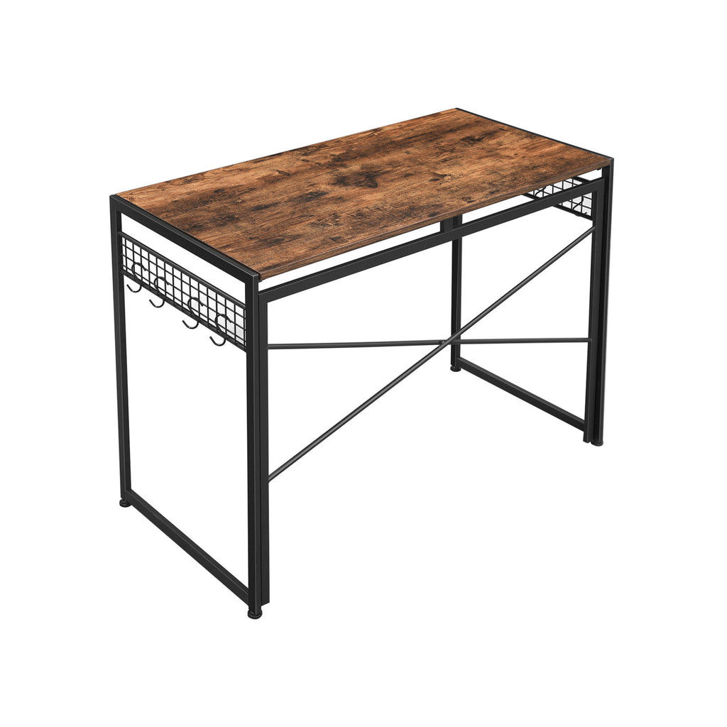 Computertisch mit 8 Haken 100 x 50 cm