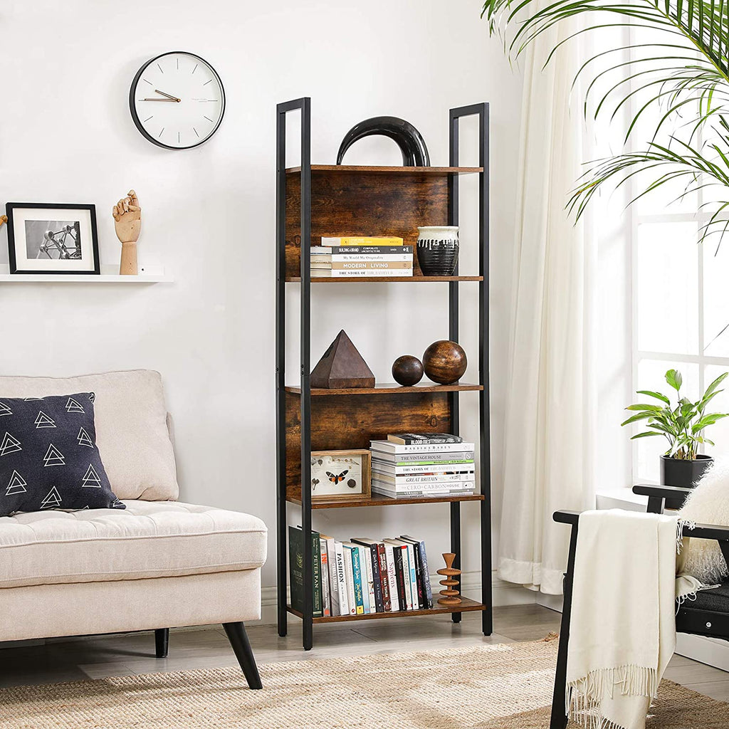 5-stufiges Bücherregal