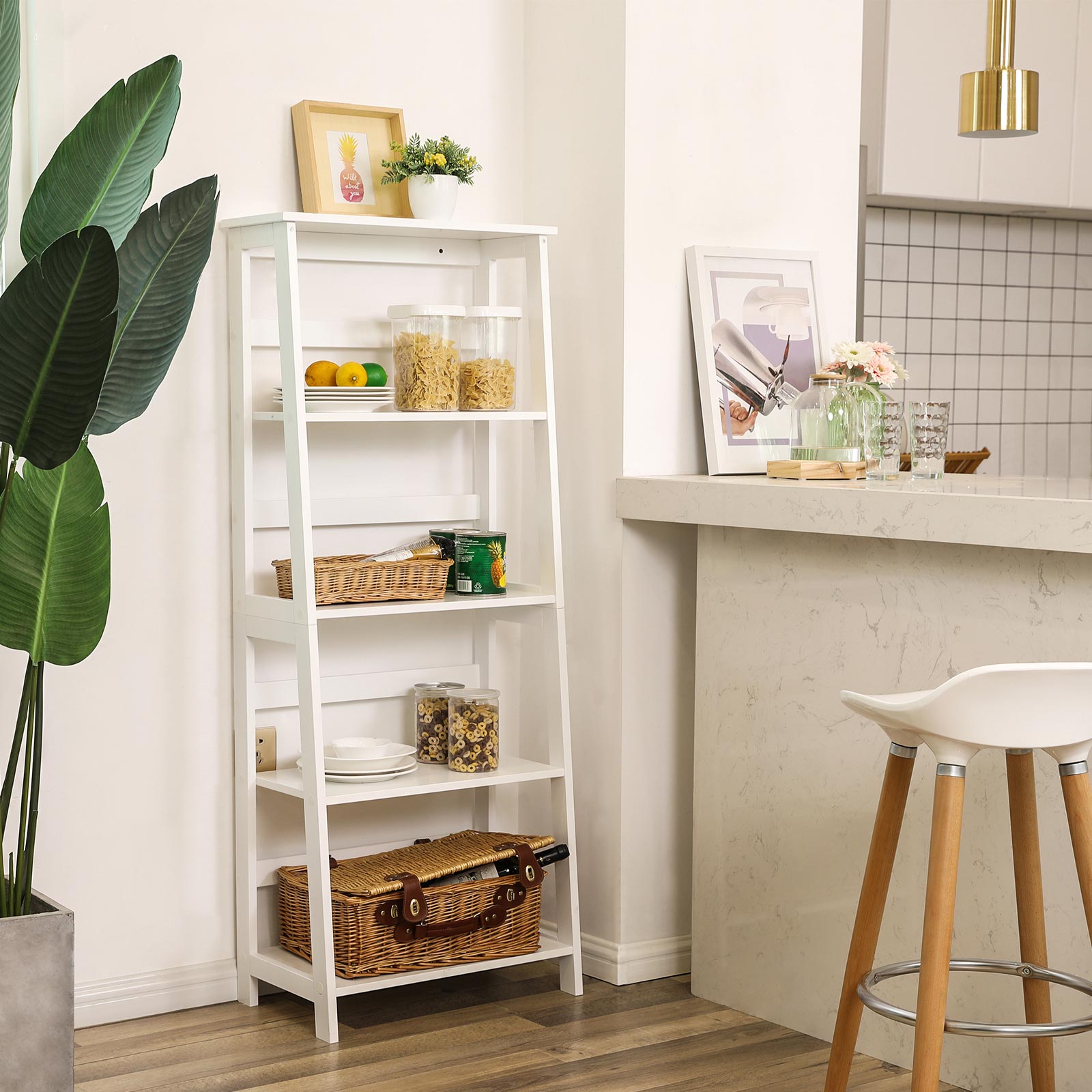Bücherregal Landhausstil Weiß