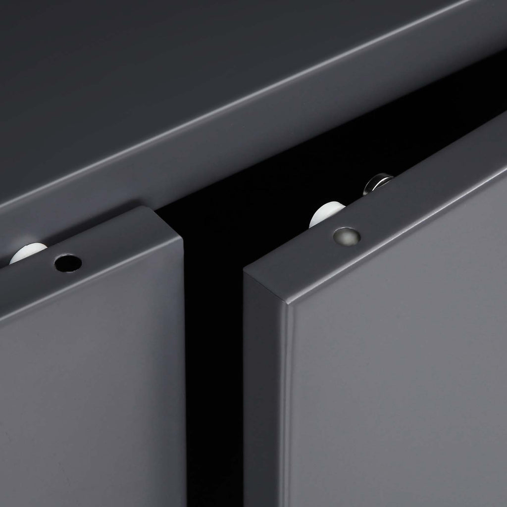 Aktenschrank aus Metall Grau