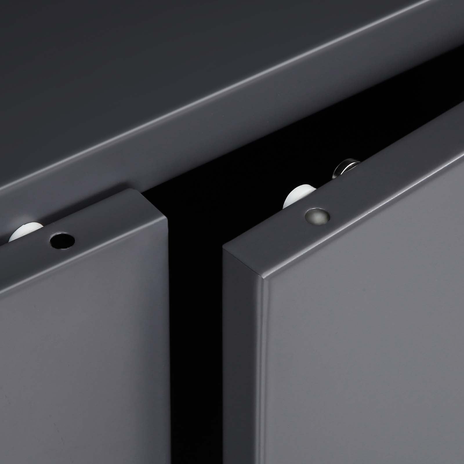 Aktenschrank aus Metall Grau