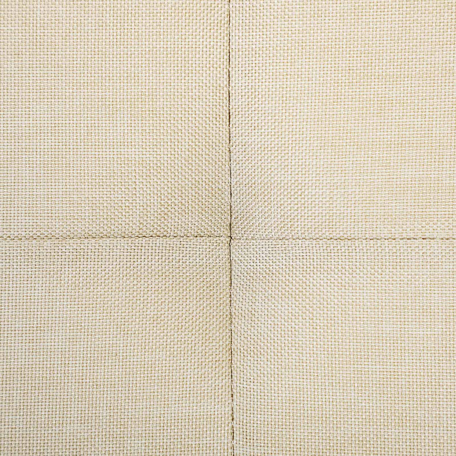 Sitztruhe 80 L Leinenimitat Beige