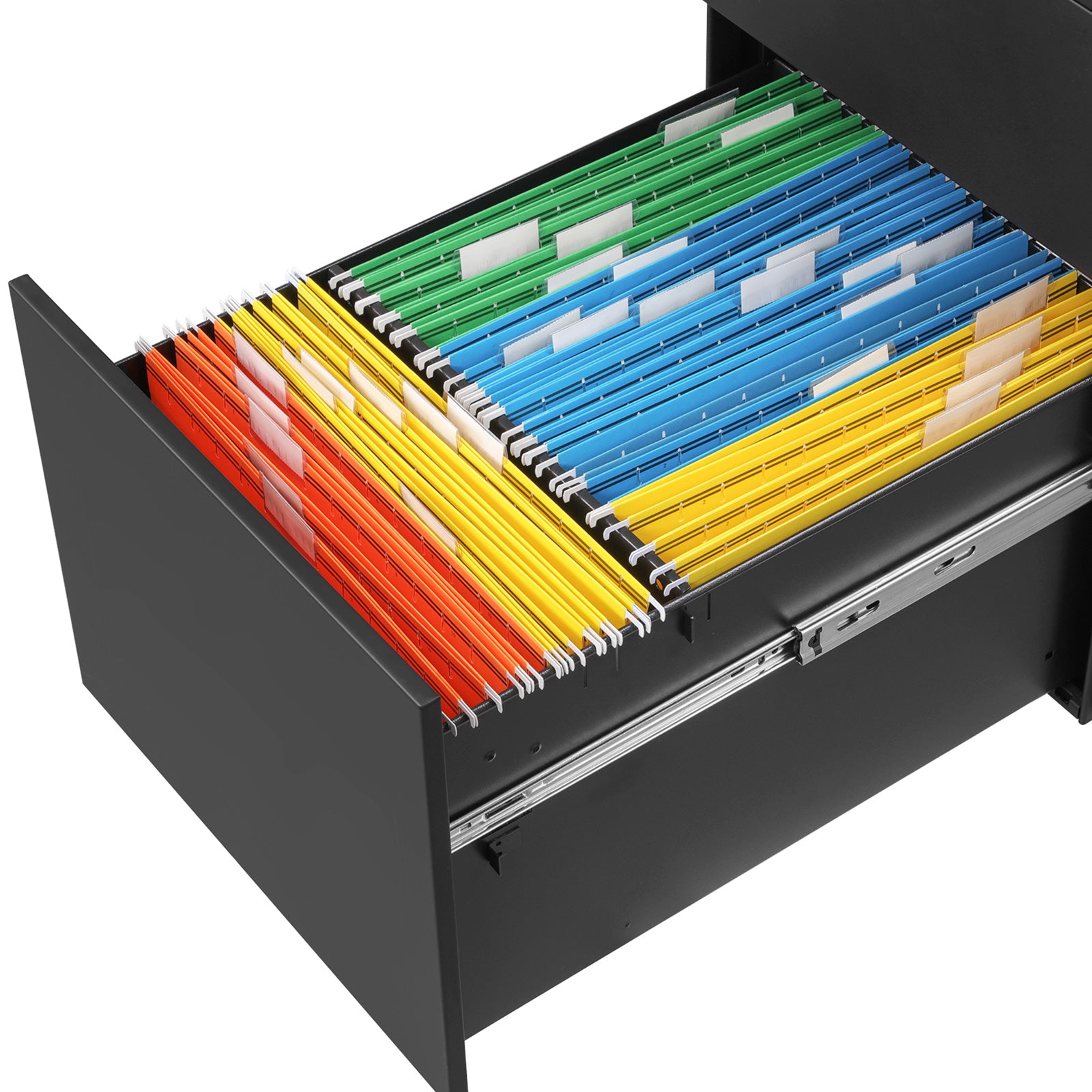 Abschließbarer Rollcontainer Schwarz