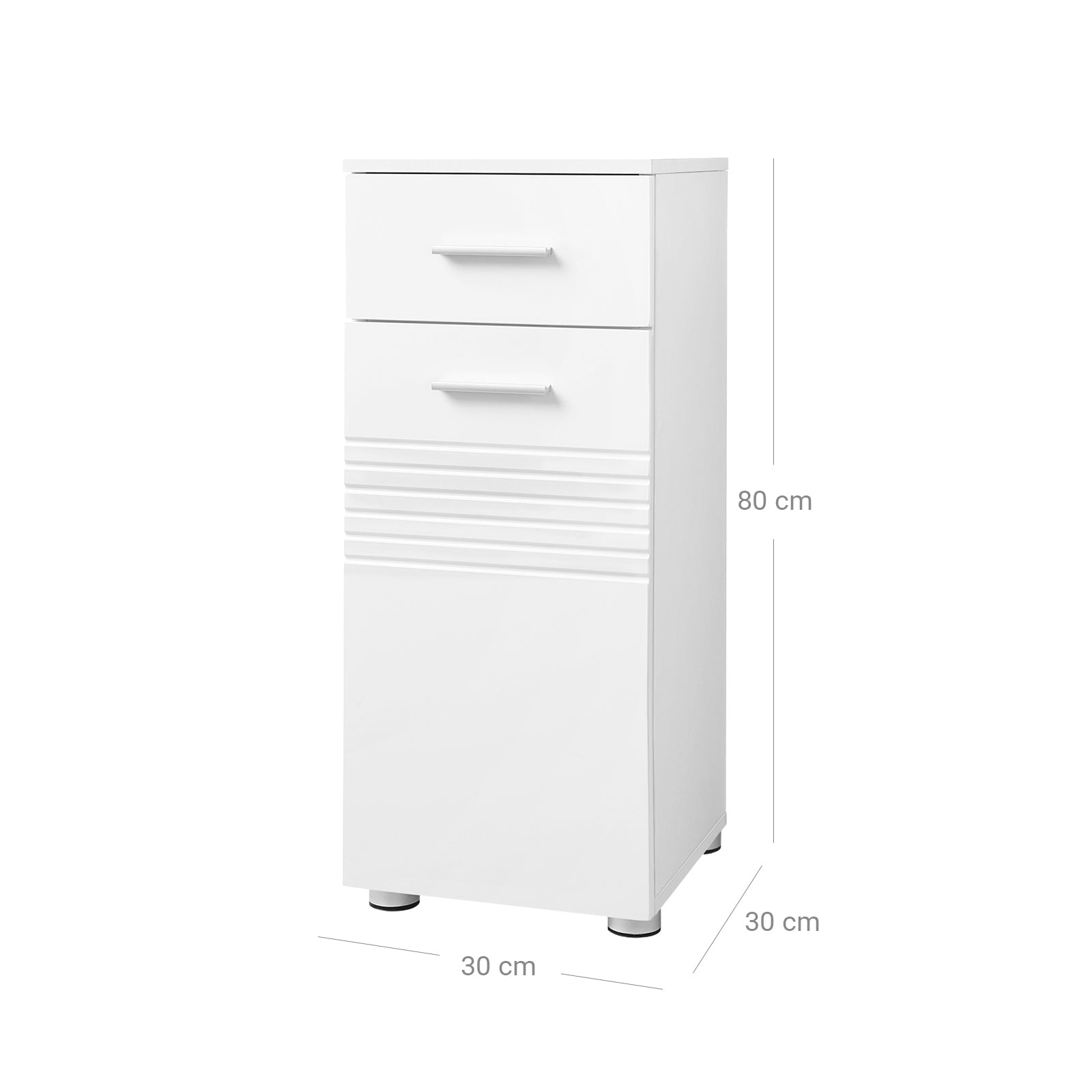 Kleiner Badschrank „Moderne Kerben“