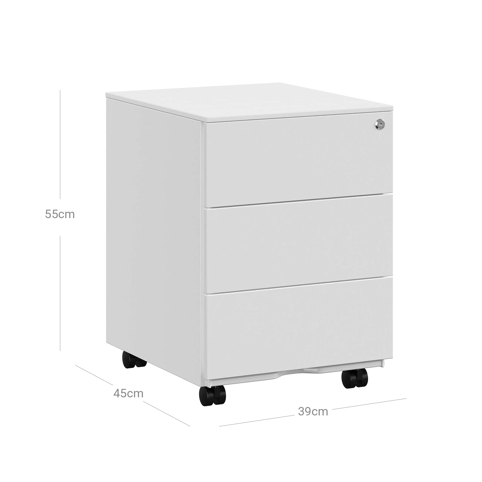 Aktenschrank mit 3 Schubladen