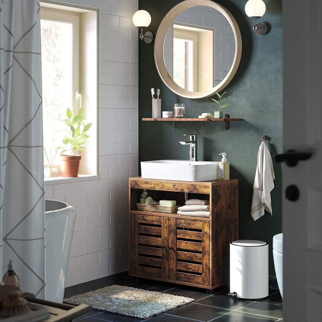 Waschbeckenunterschrank Vintagebraun