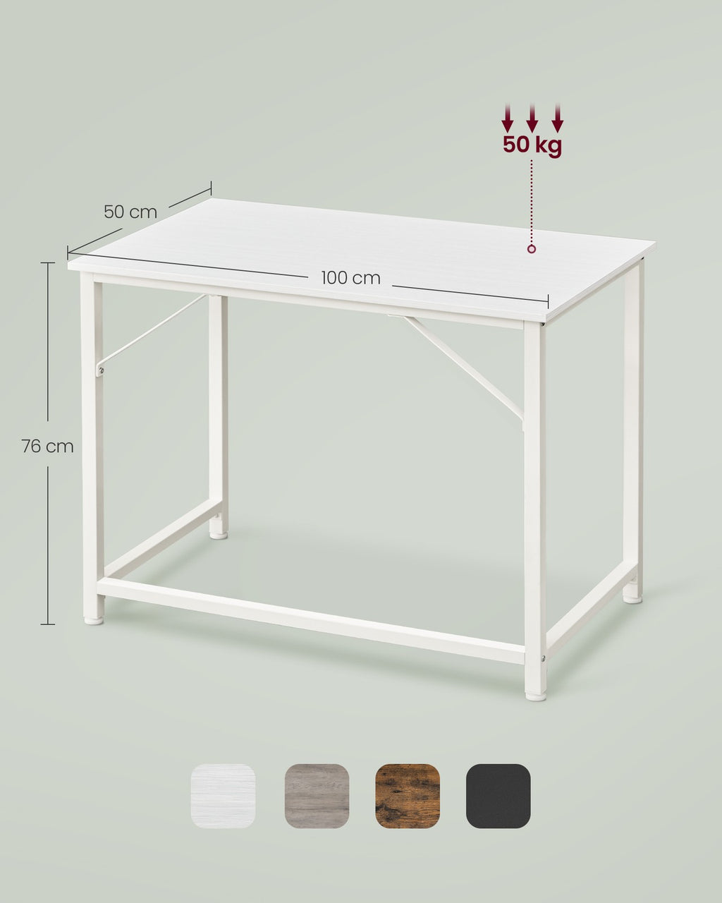 Schreibtisch Bürotisch Industrie-Design greige-schwarz