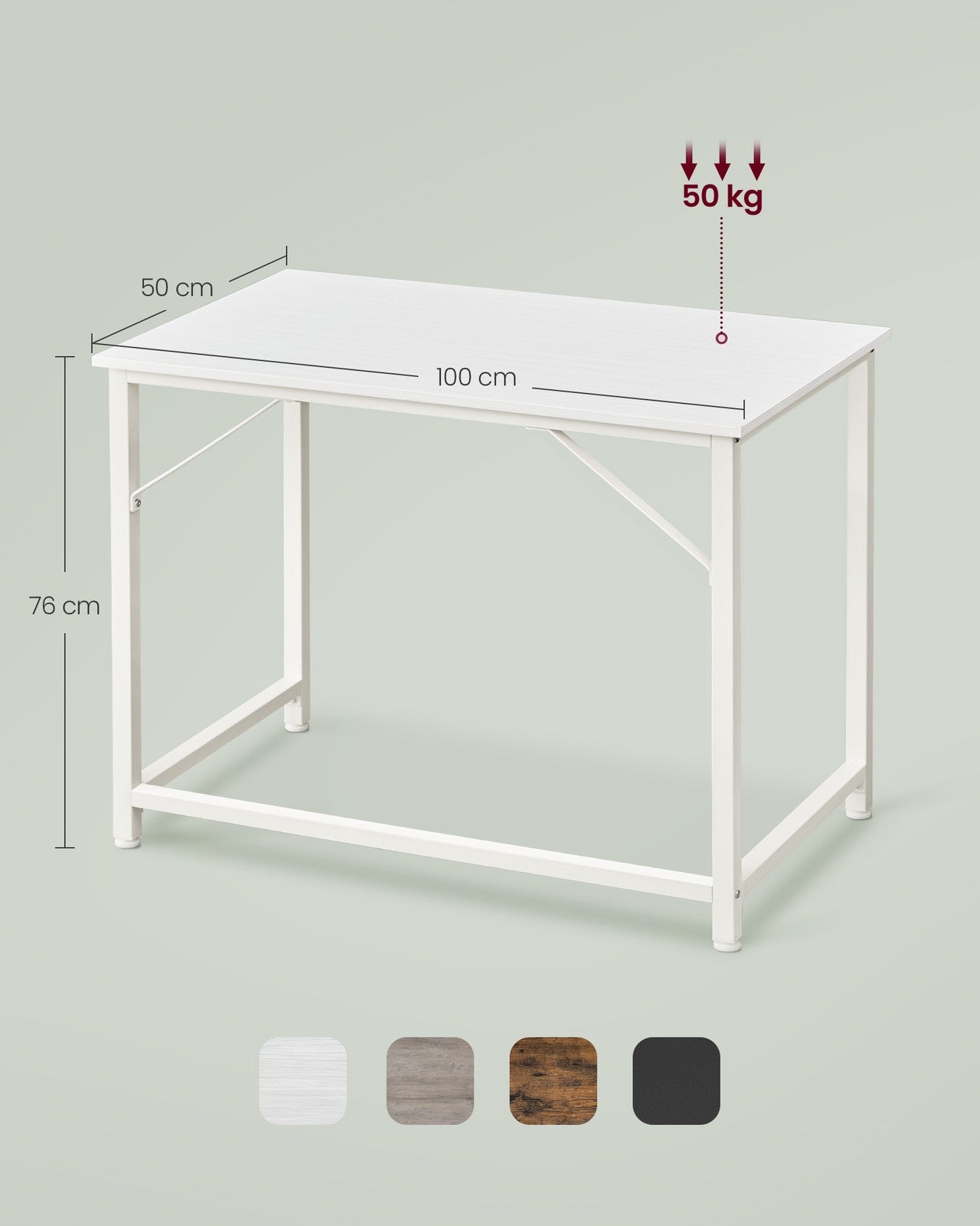 Schreibtisch Bürotisch Industrie-Design greige-schwarz