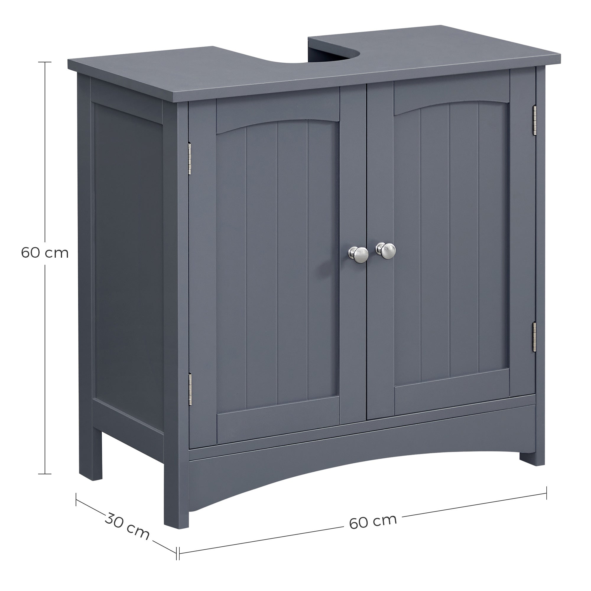 Waschbeckenunterschrank mit 2 Türen
