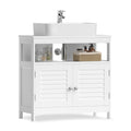 Waschbeckenschrank mit Lamellentüren