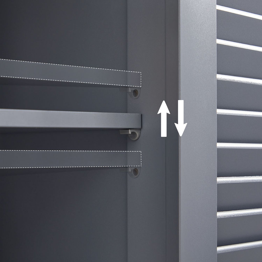 Badezimmerschrank 30 x 60 x 80 cm grau