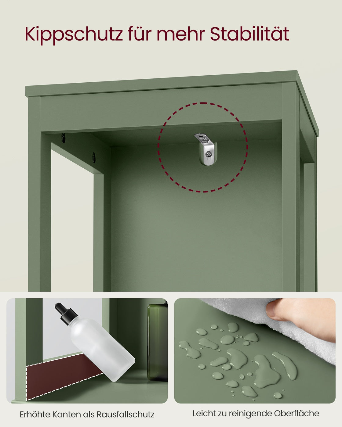 Hochschrank fürs Bad Landhausstil