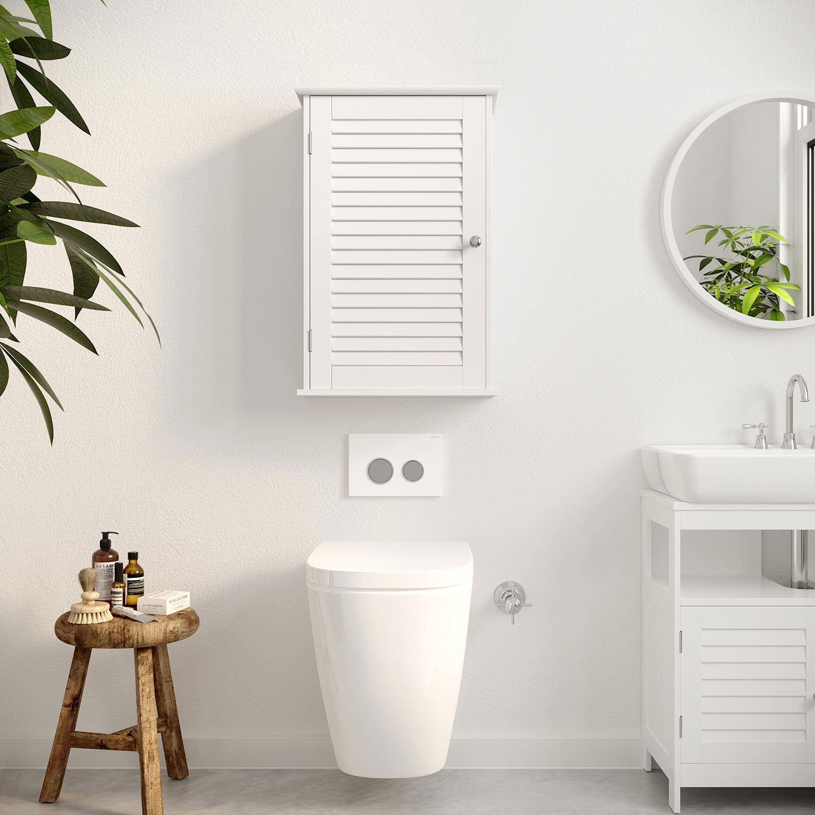 Wandschrank weiß