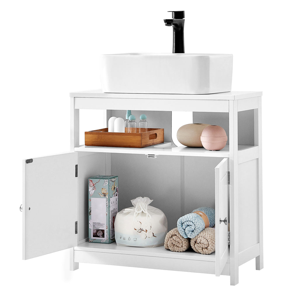 Waschbeckenunterschrank mattweiß