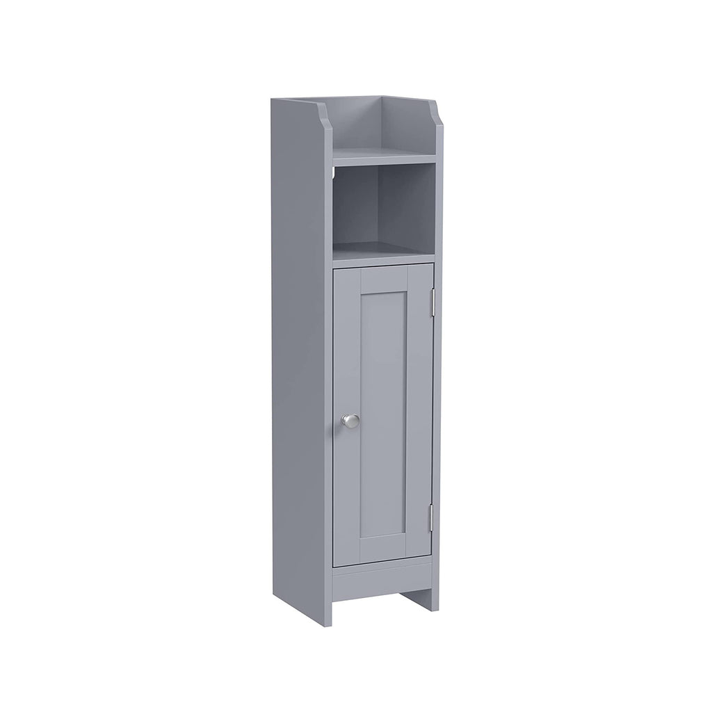 Badezimmerschrank schmal mit Tür