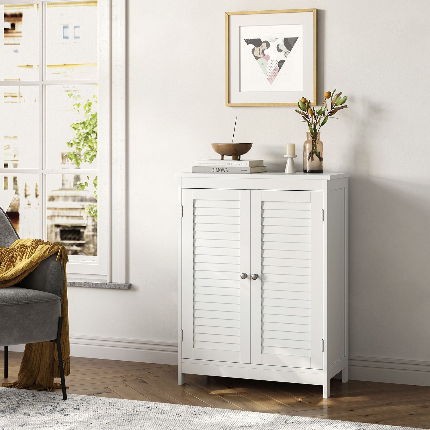 Badschrank mit 2 Türen