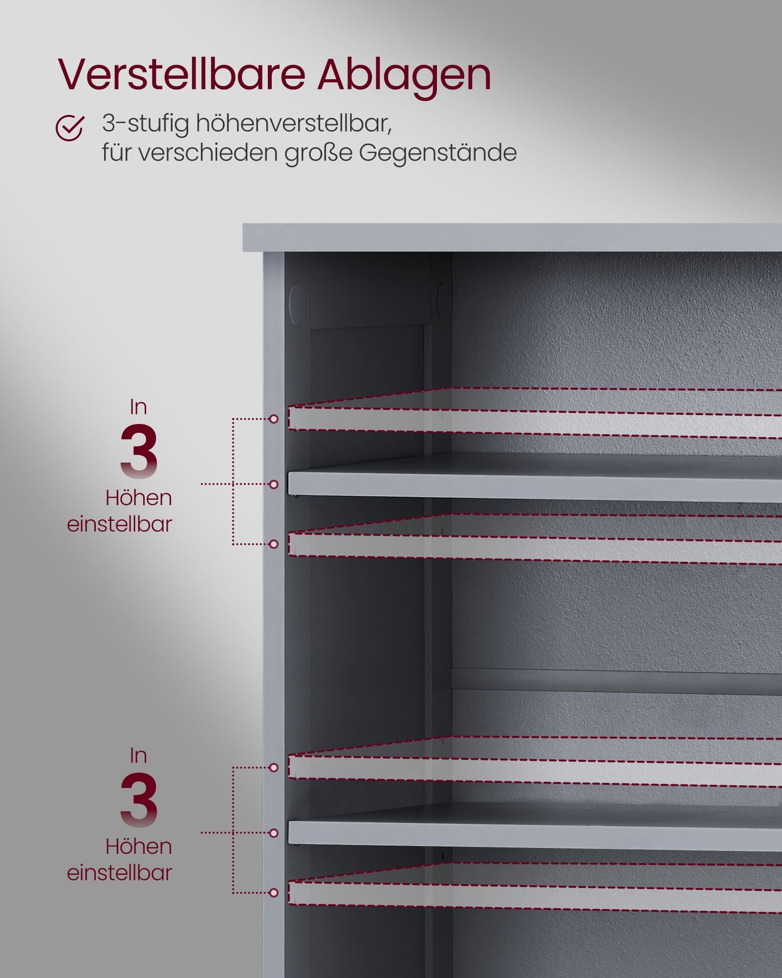Waschbeckenunterschrank extra lang mit 2 Türen