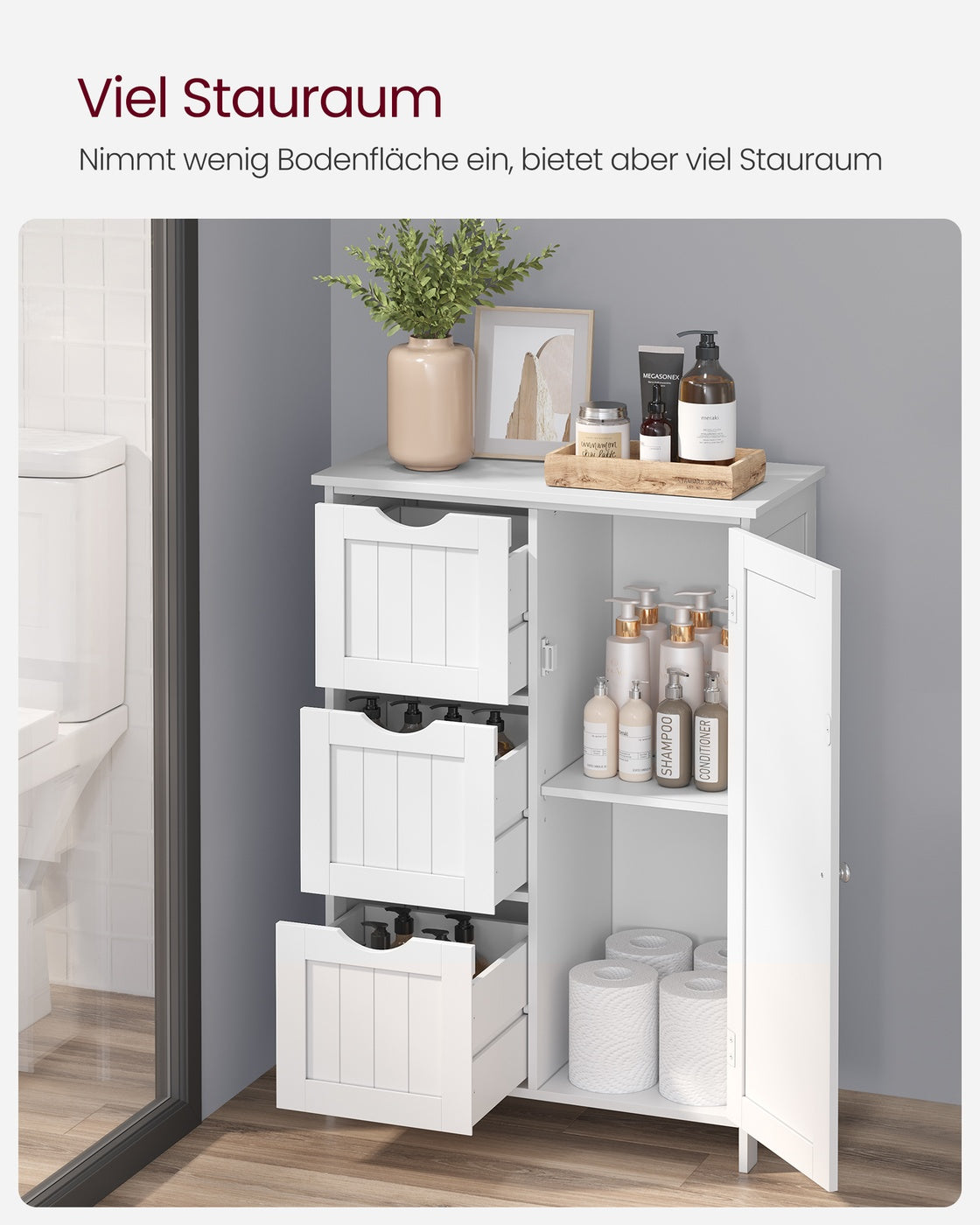 Schrank mit 3 großen Schubladen