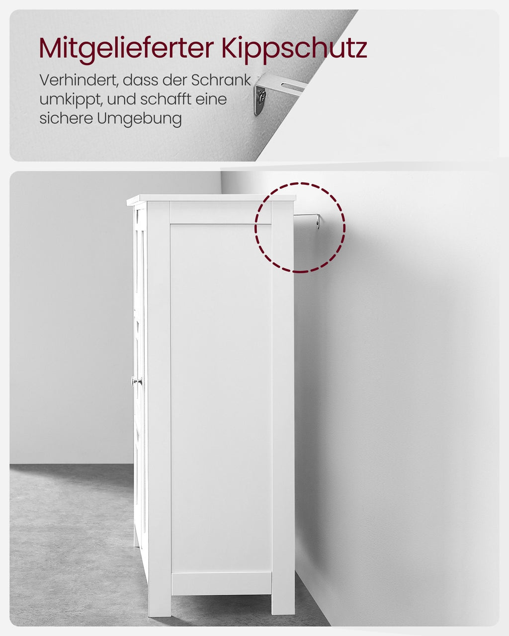 Schrank mit 3 großen Schubladen