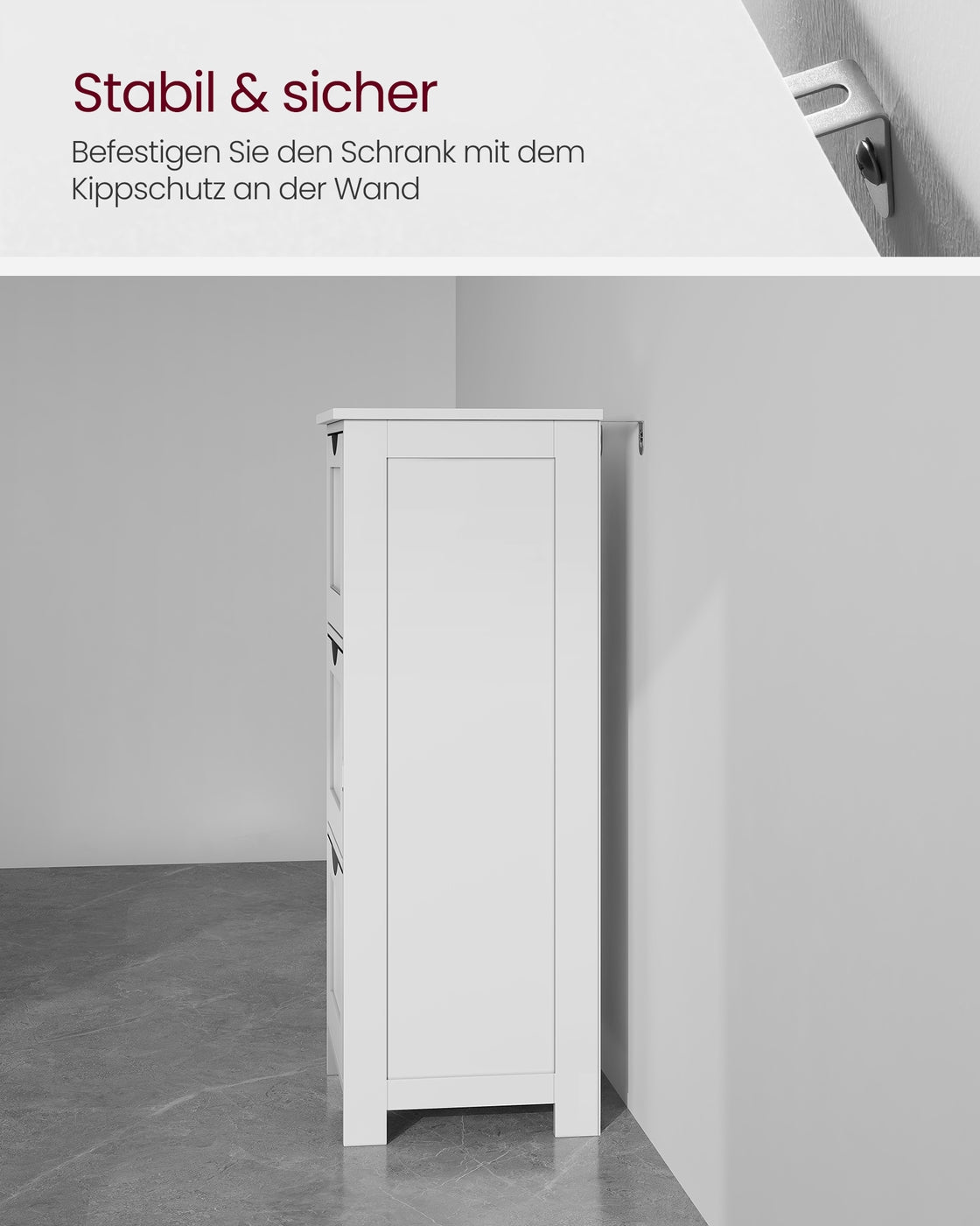 Aufbewahrungsschrank mit 3 Schubladen