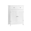 Badezimmerschrank mit Lamellentüren