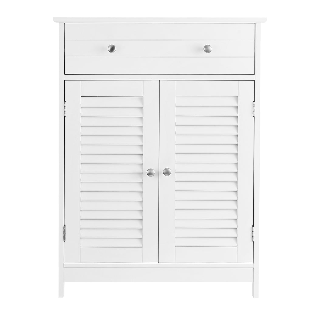 Badezimmerschrank mit Lamellentüren