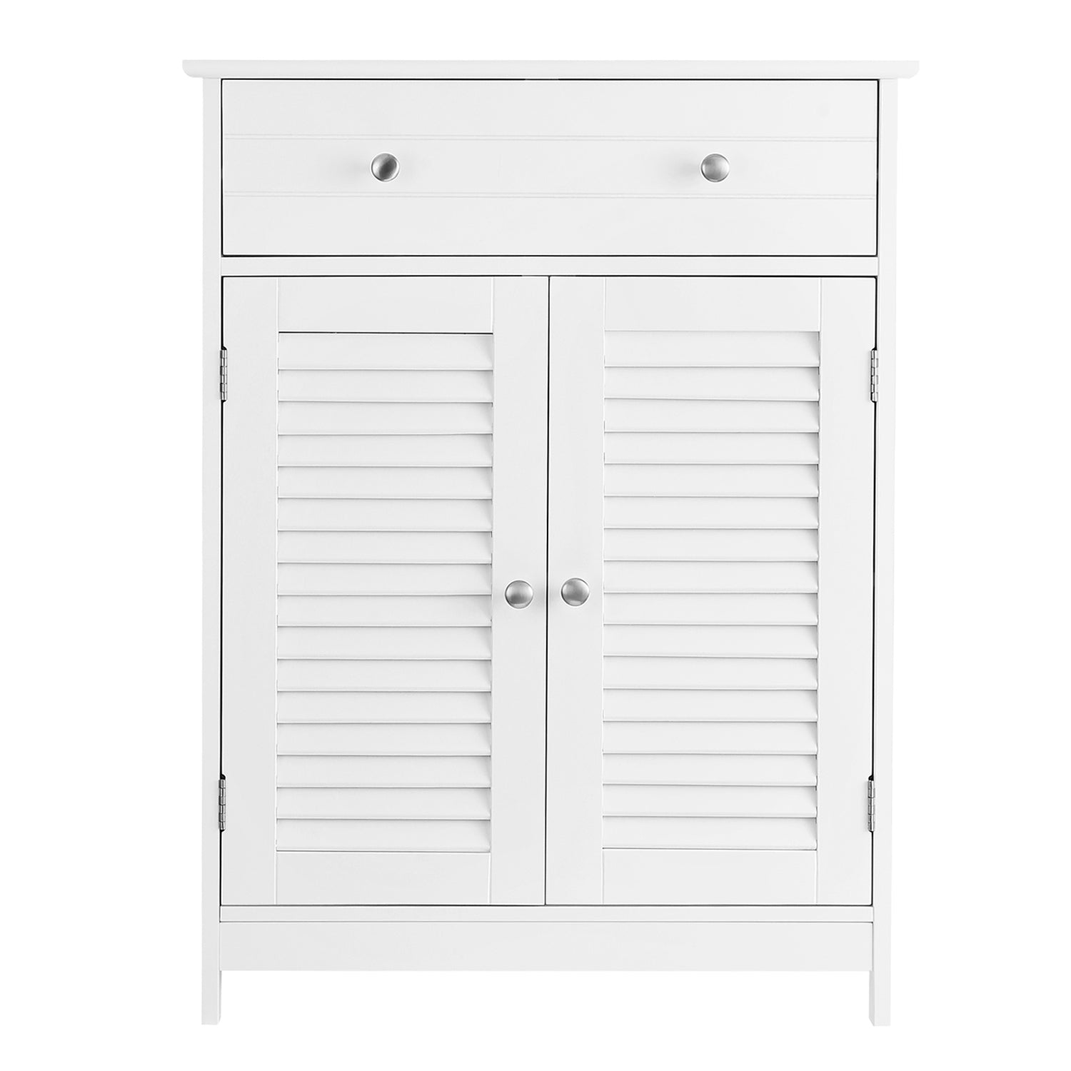 Badezimmerschrank mit Lamellentüren