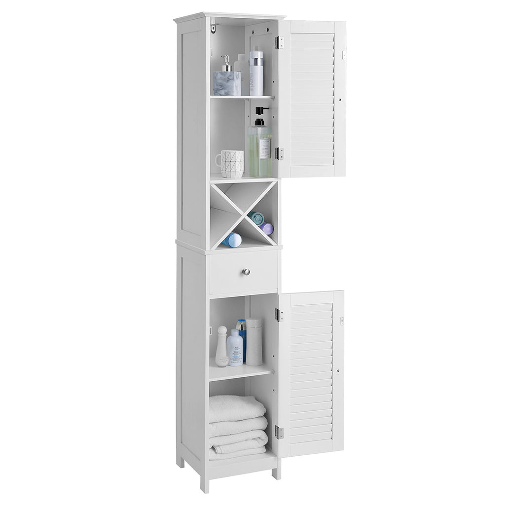 Badezimmerschrank mit Flügeltüren skandinavischer Stil