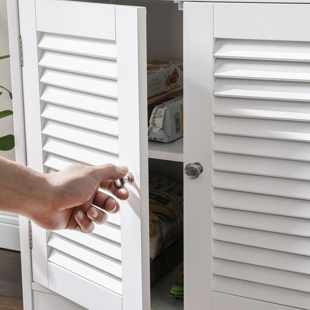 Badschrank mit offenen Fächern