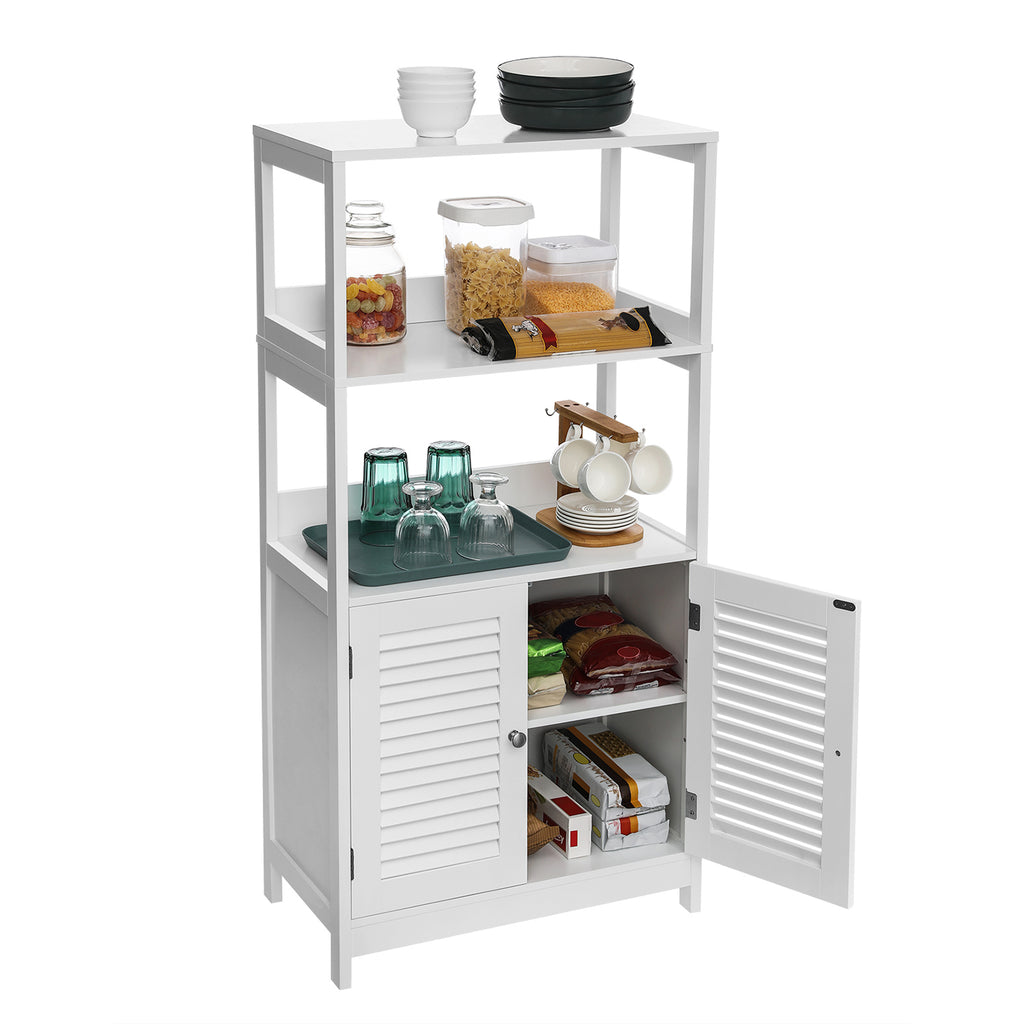 Badschrank mit offenen Fächern