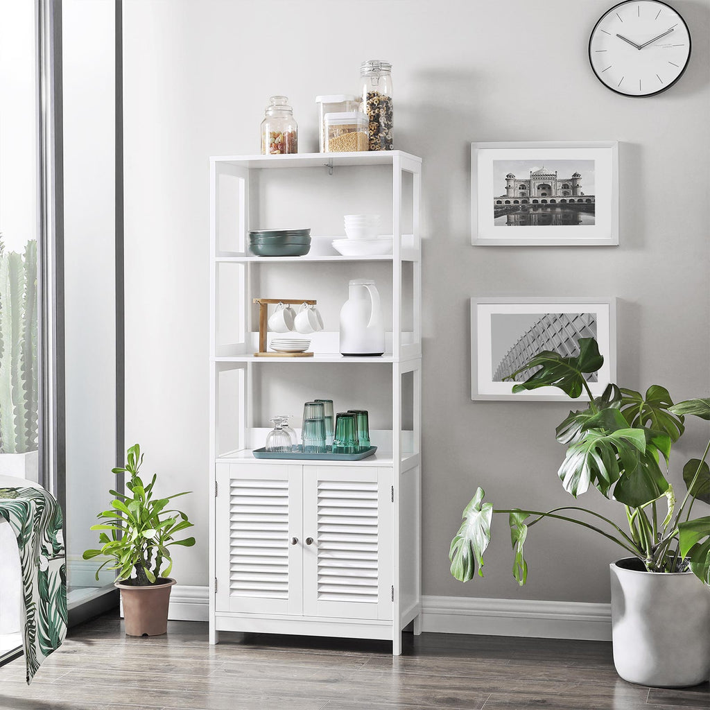 Badezimmerschrank mattweiß
