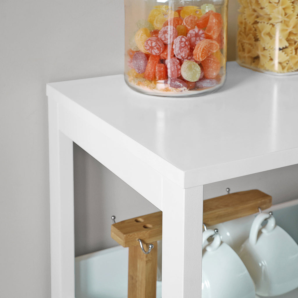 Badezimmerschrank mattweiß