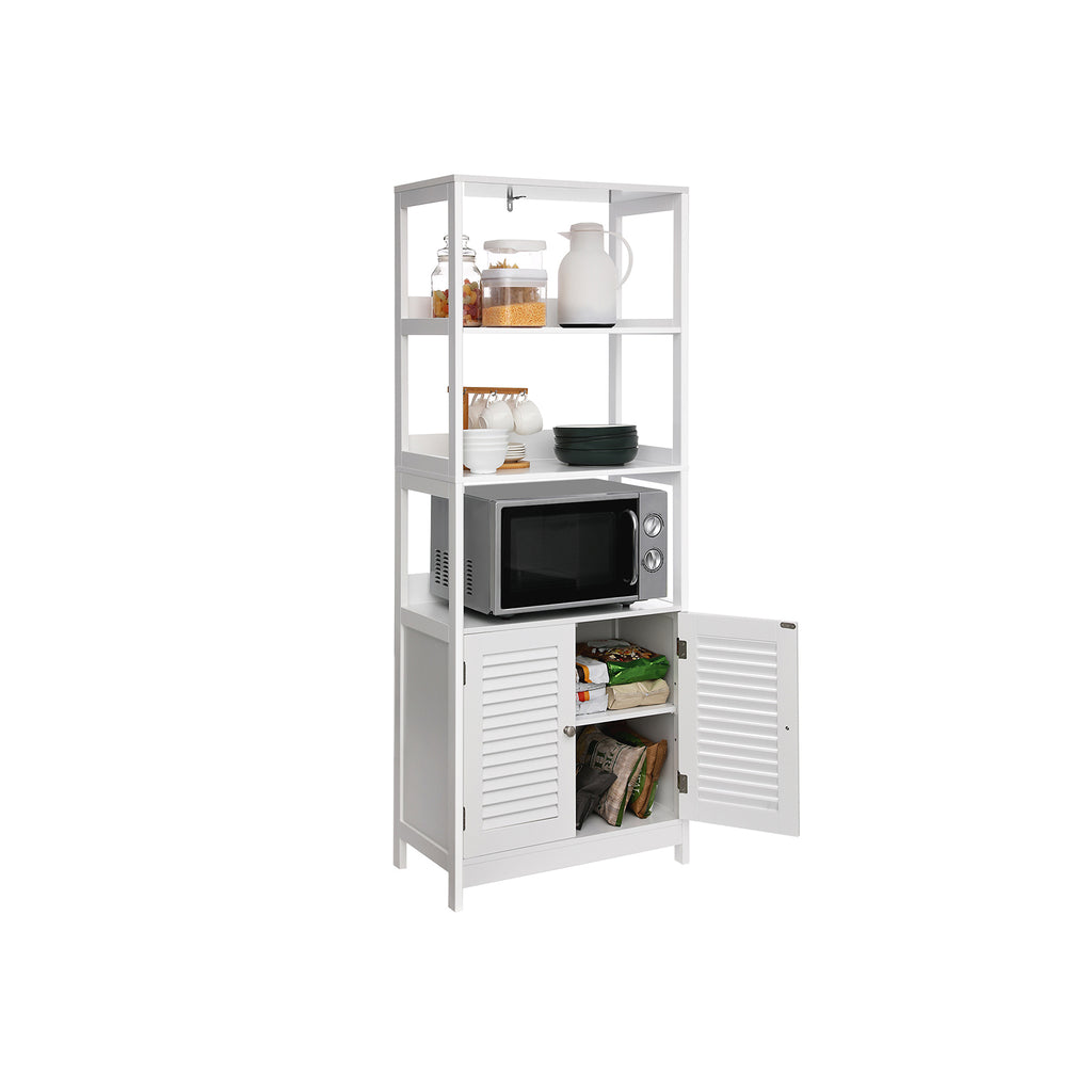 Badezimmerschrank mattweiß
