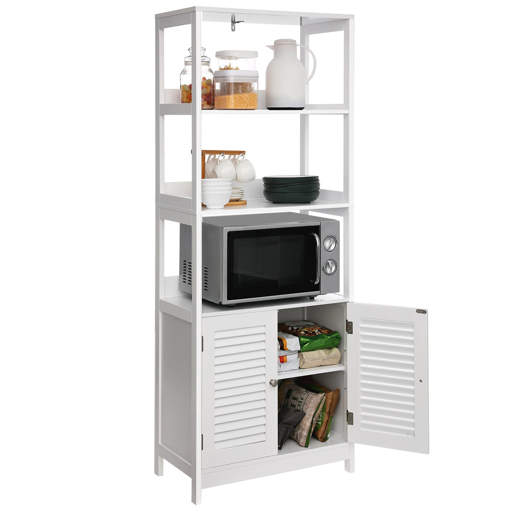 Badezimmerschrank mattweiß