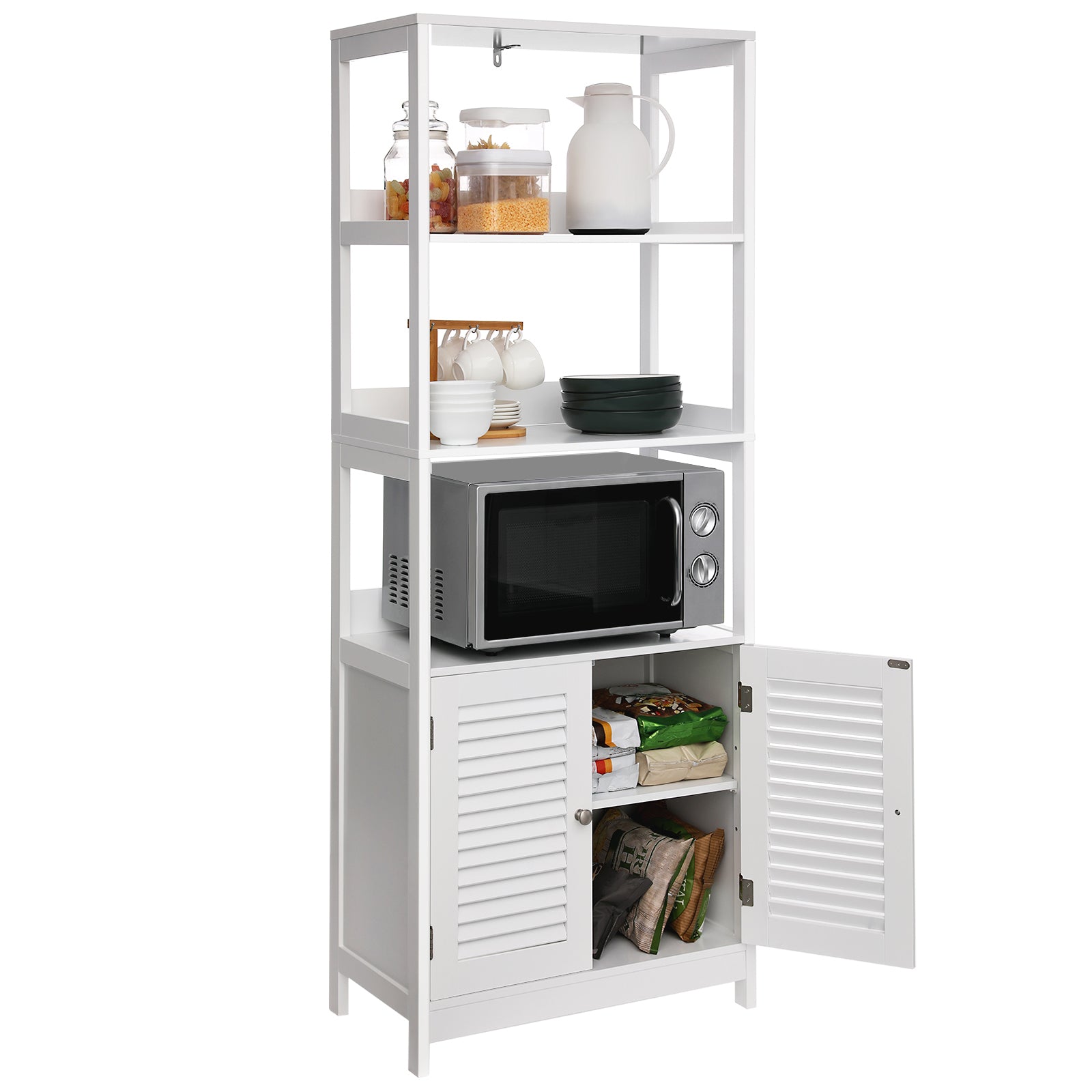 Badezimmerschrank mattweiß