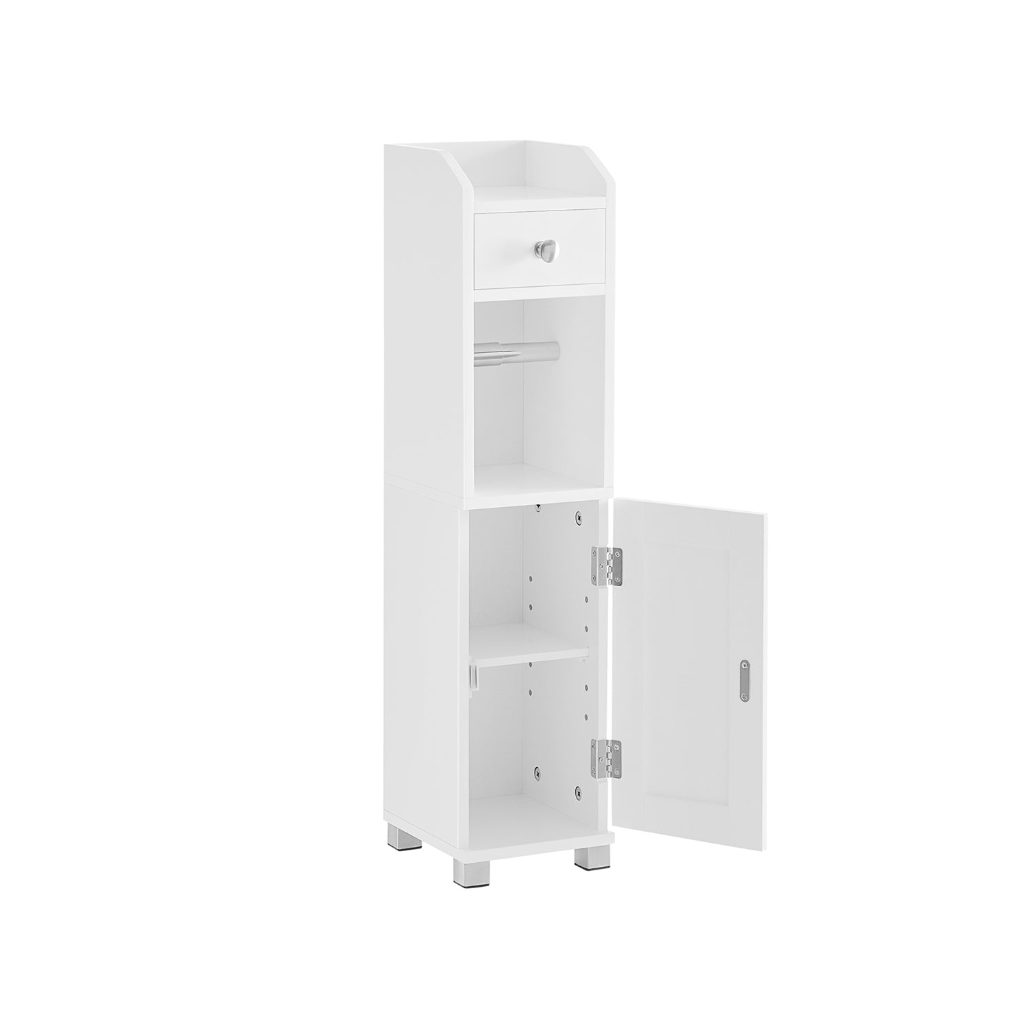 Schrank mit Toilettenpapierhalter