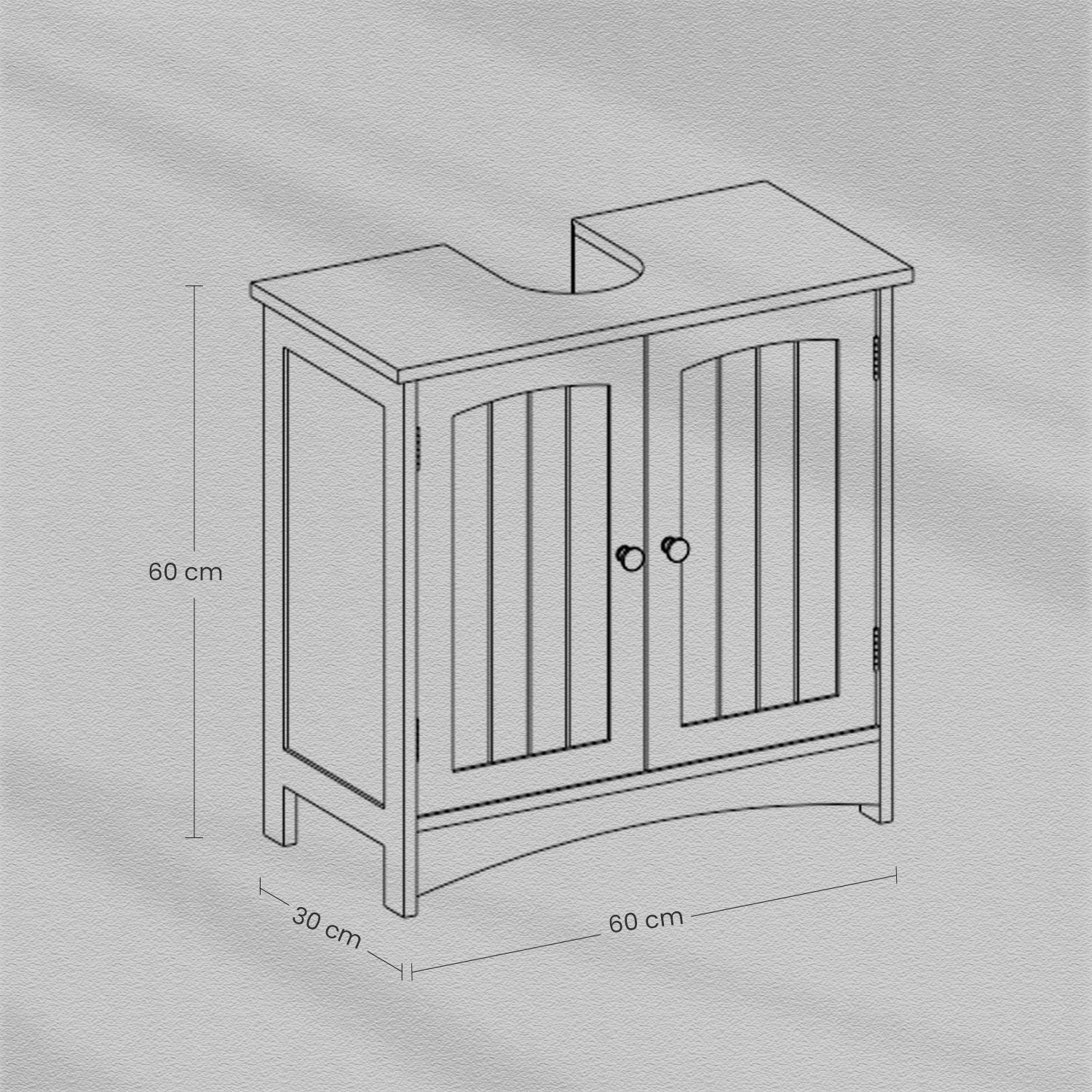 Waschbeckenunterschrank, Waschtischunterschrank, Unterschrank
