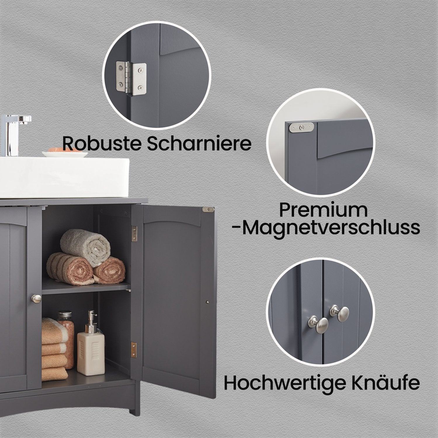 Waschbeckenunterschrank, Waschtischunterschrank, Unterschrank