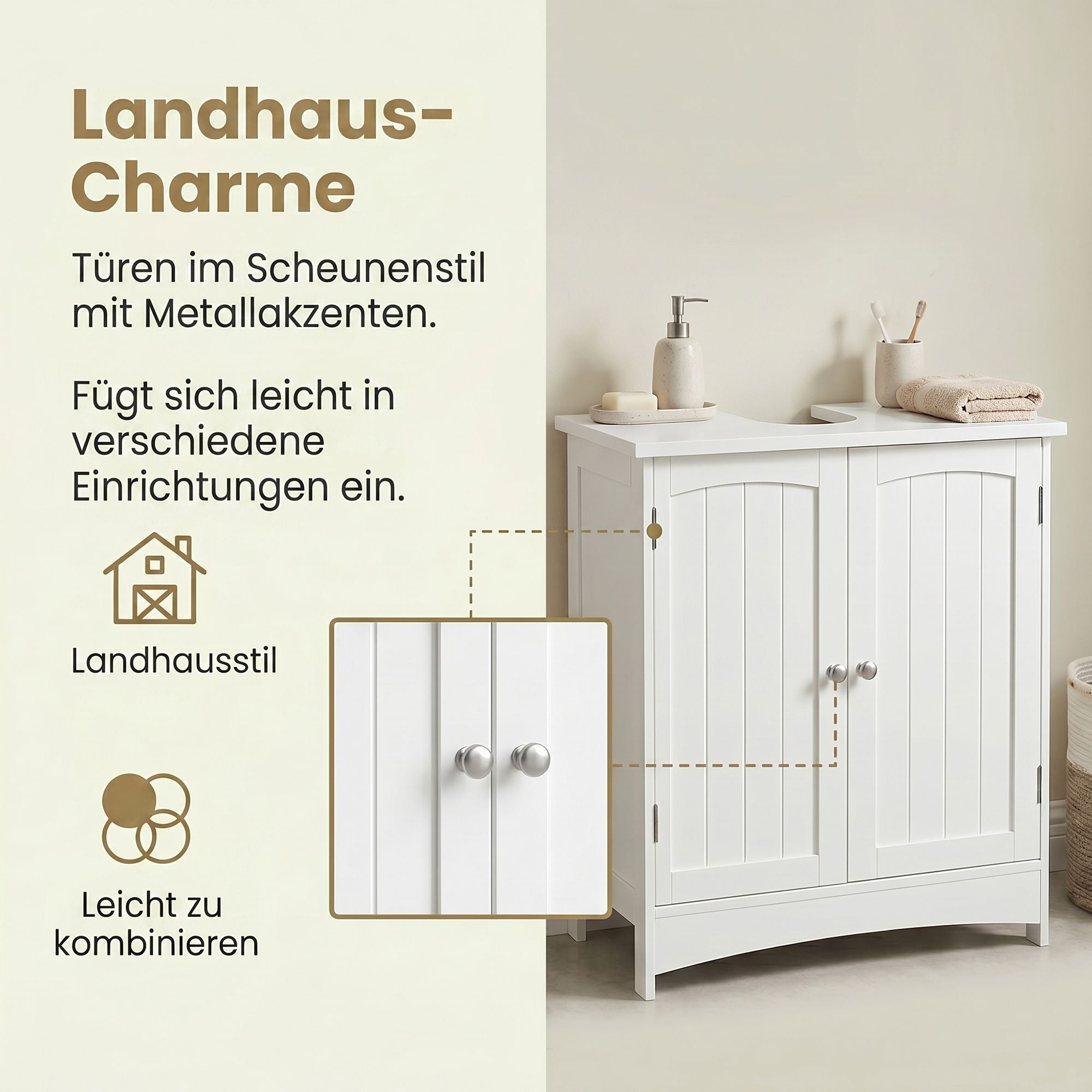 Waschbeckenunterschrank, Waschtischunterschrank, Unterschrank