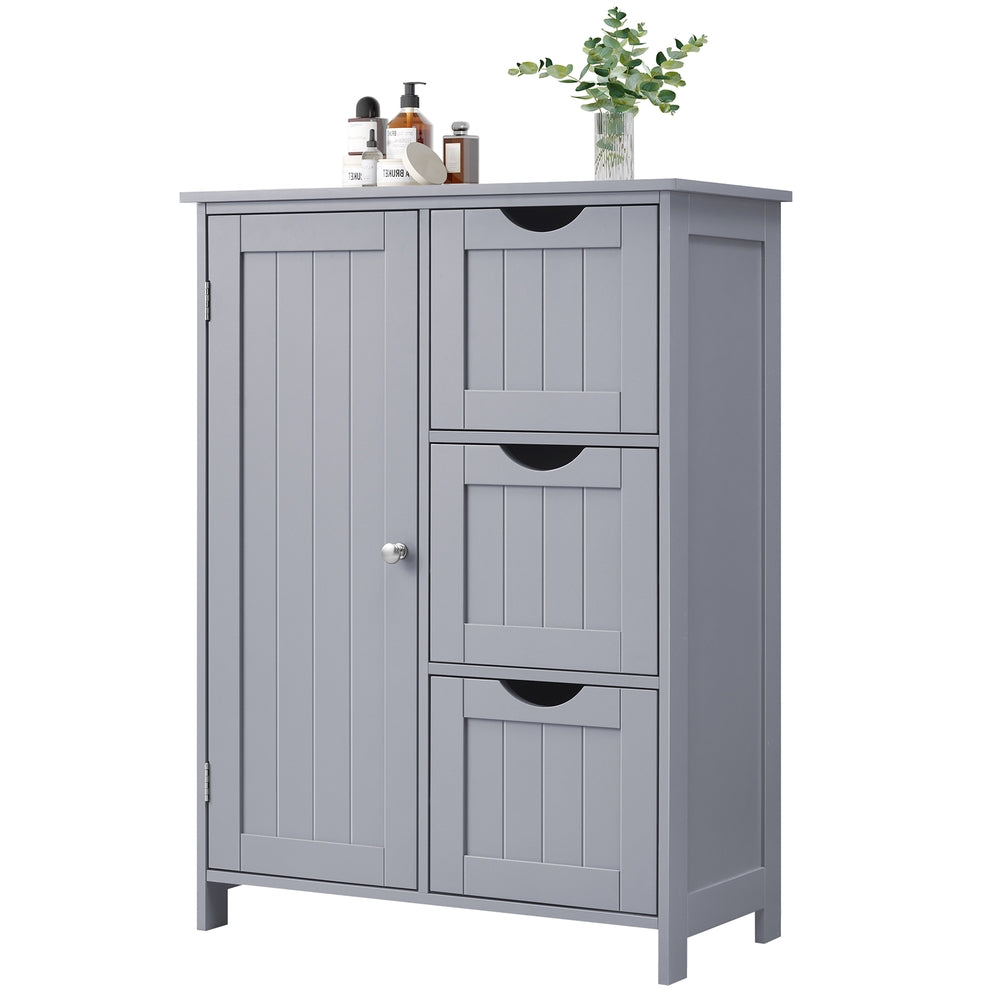 Badezimmerschrank mit 3 Schubladen, 1 verstellbares Regal, 30