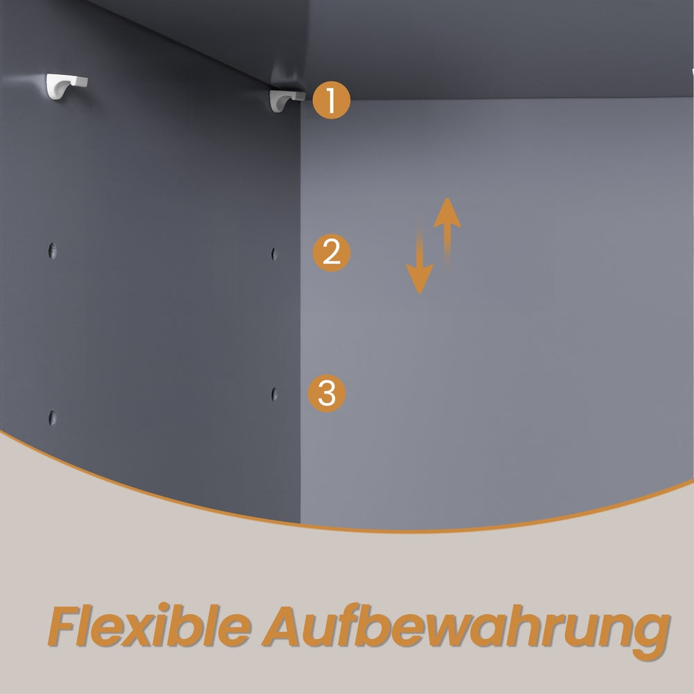 Badezimmerschrank mit 3 Schubladen, 1 verstellbares Regal, 30