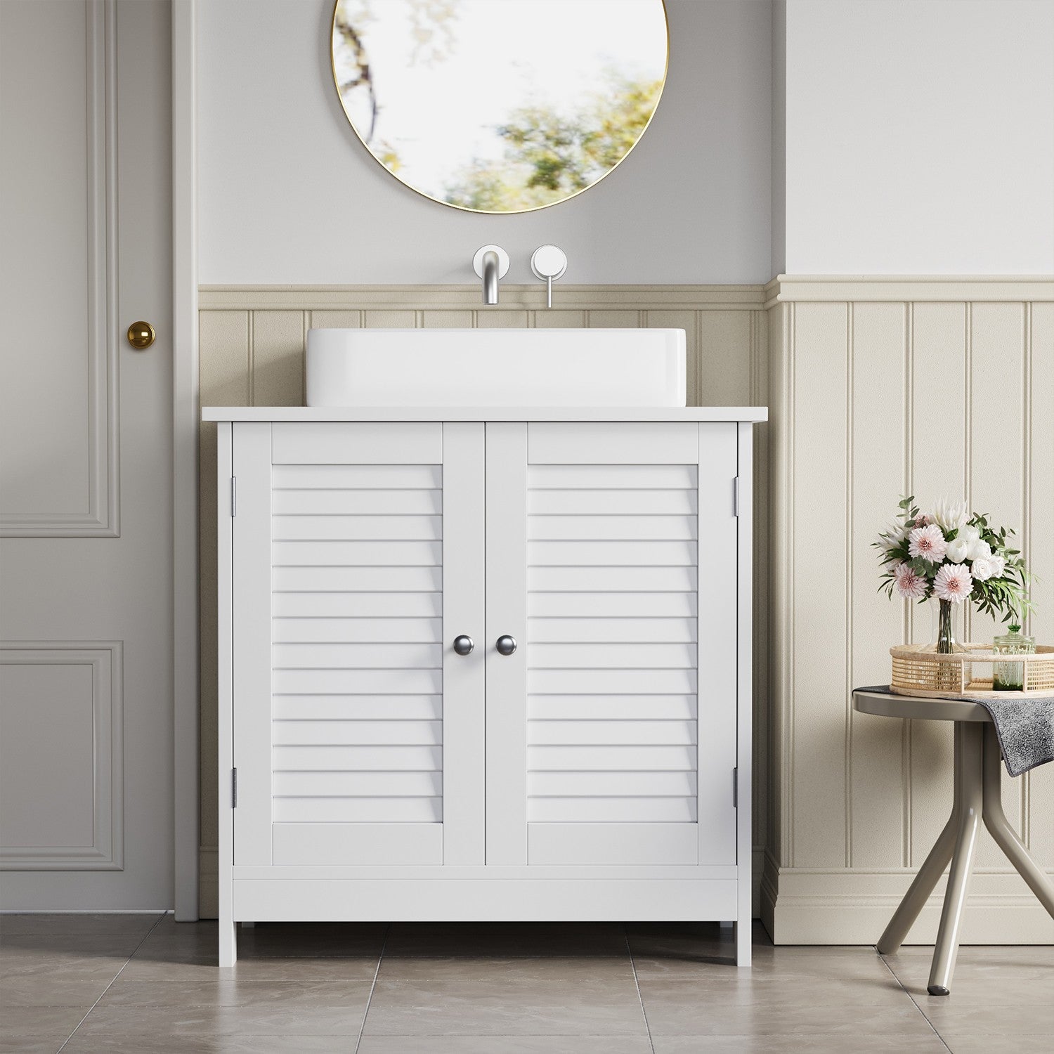 Waschbeckenunterschrank, Badezimmerschrank, Aufbewahrungsschrank