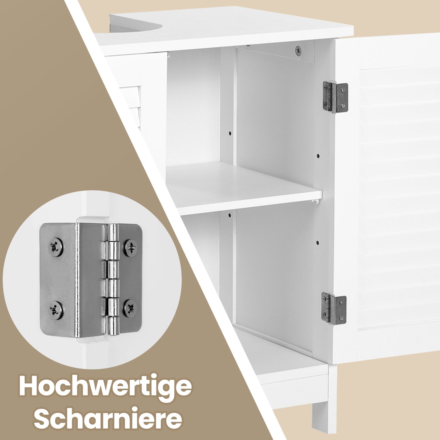Waschbeckenunterschrank, Badezimmerschrank, Aufbewahrungsschrank