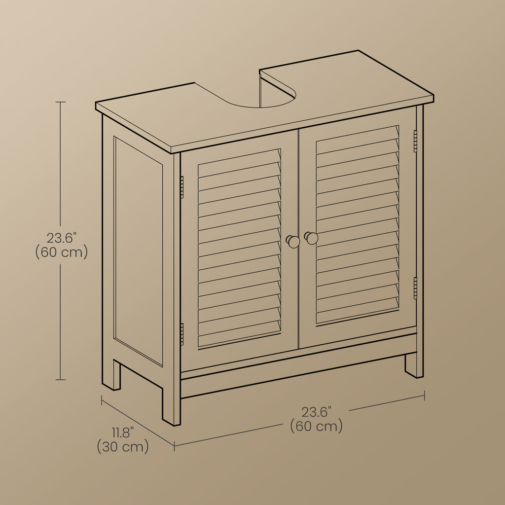 Waschbeckenunterschrank, Badezimmerschrank, Aufbewahrungsschrank