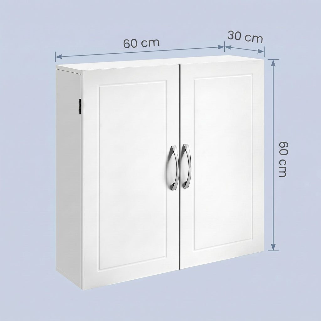 Badschrank, Wandschrank für Badezimmer, 30 x 60 x 60 cm