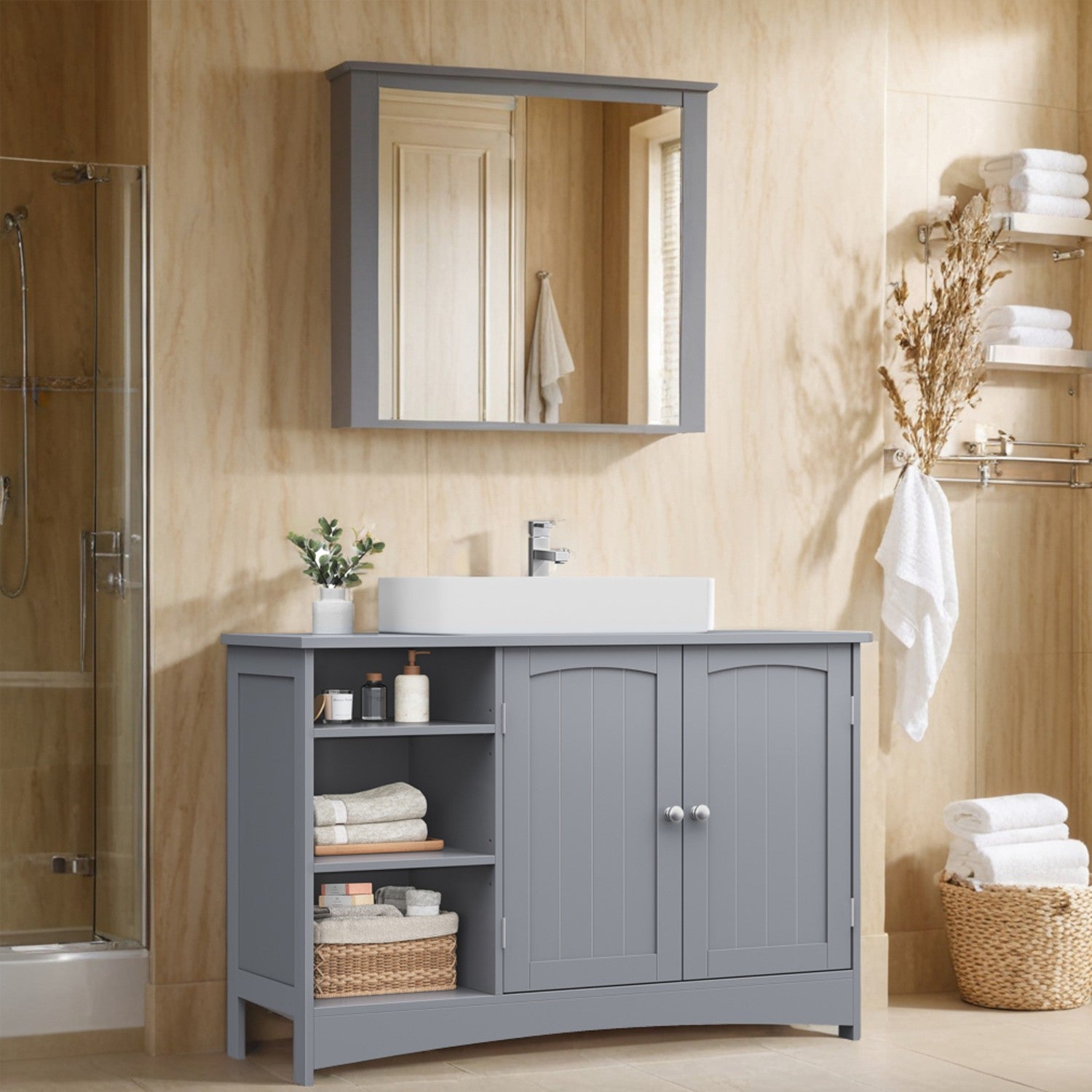 Waschbeckenunterschrank, Unterschrank, Badezimmerschrank