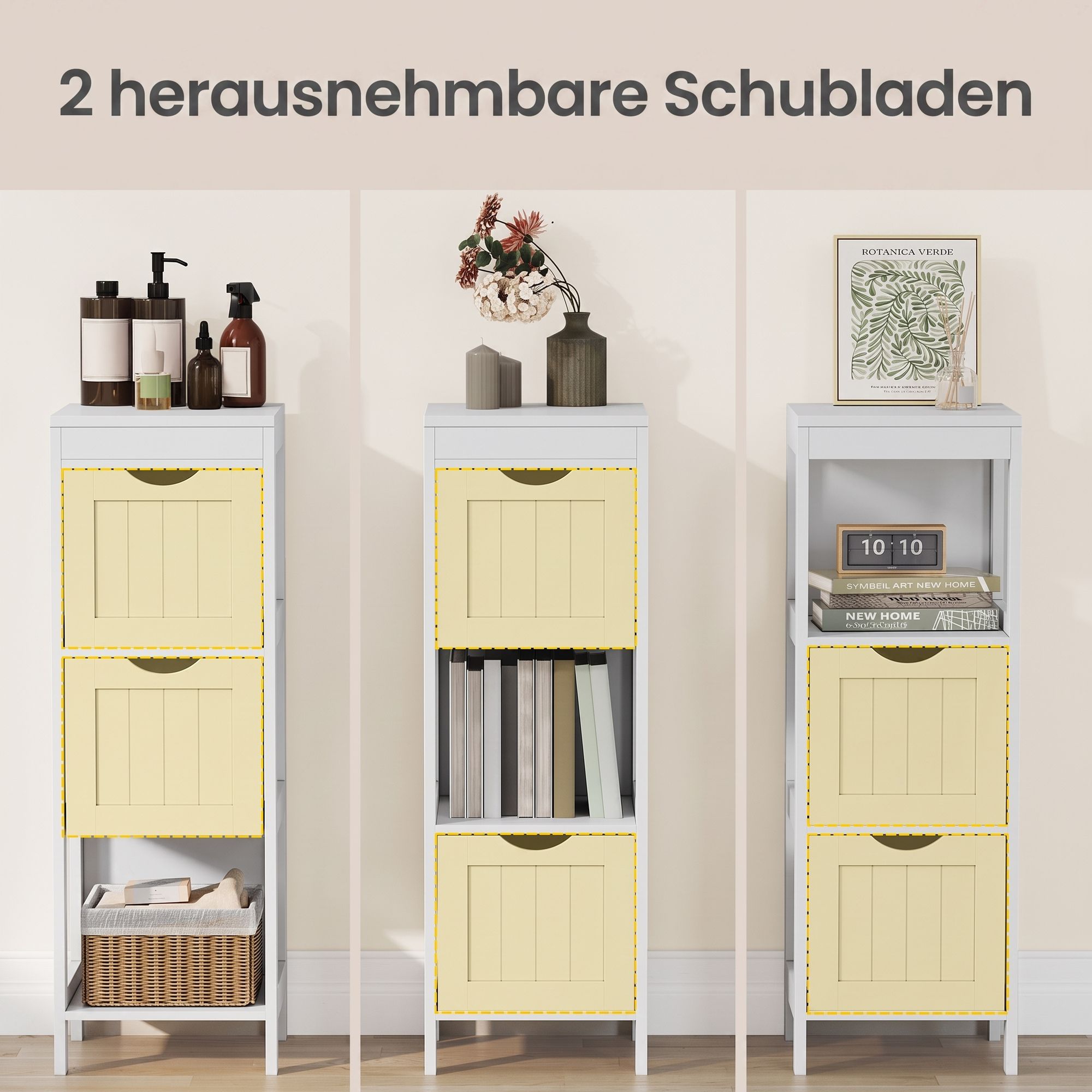 Badezimmerschrank, Aufbewahrungsregal, multifunktionaler Eckschrank