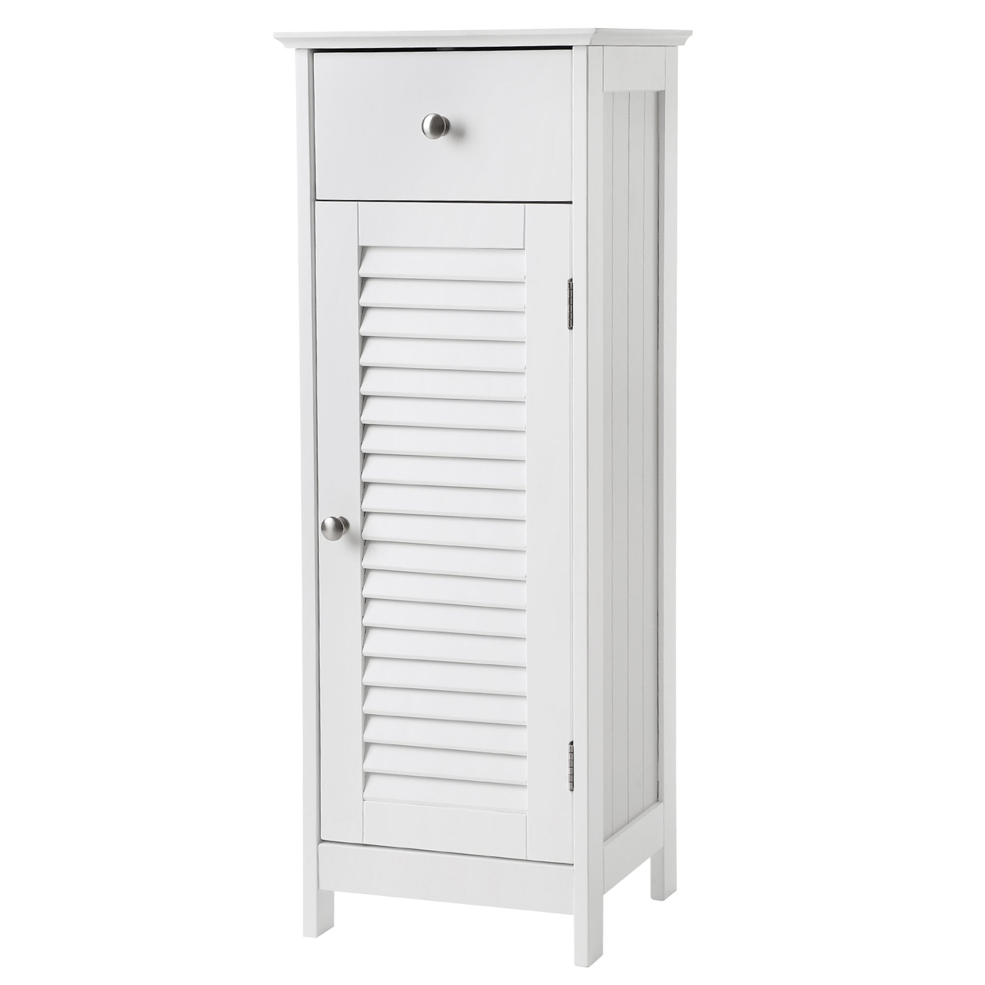Schmaler Badschrank, Aufbewahrungsschrank, mit Schublade