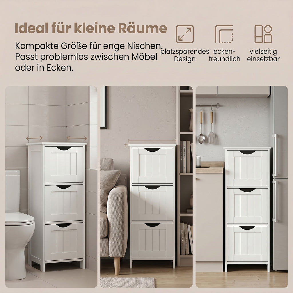 Aufbewahrungsschrank mit 3 Schubladen